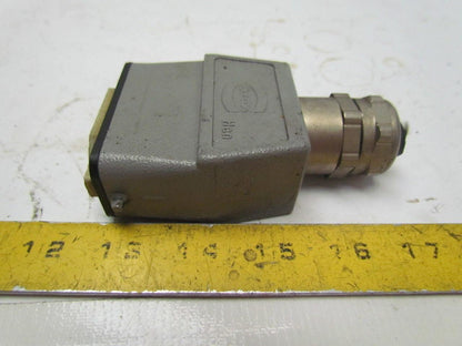 Harting O9200100440 Han 10A Top Entry Single Lever Hood Lot of 6