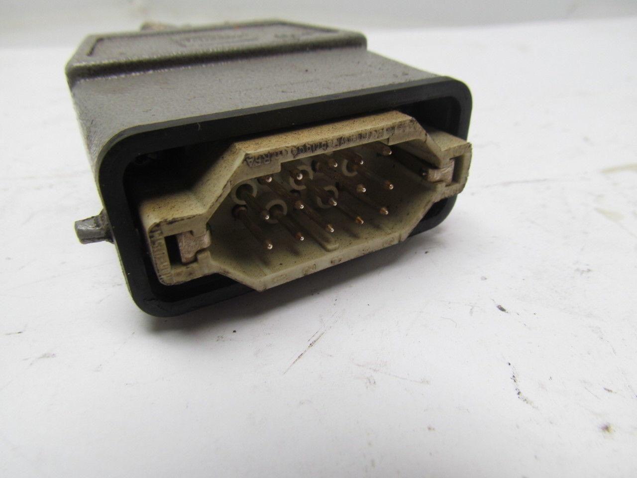 Harting O9200100440 Han 10A Top Entry Single Lever Hood Lot of 6