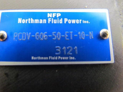 Northman Fluid Power PCDV-G06-50-ET-10-N Pilot Controlled Check Valve 3/4"Ports