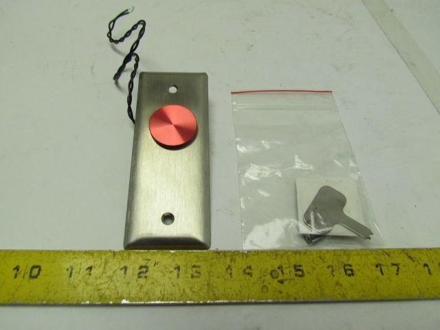 MS SEDCO 614-NSS Extreme Door Switch 1-11/16x4-1/2" Pressure Sensitive Button