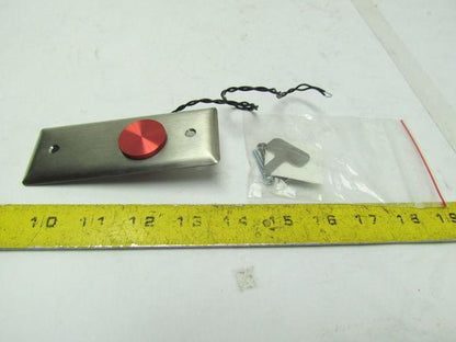 MS SEDCO 614-NSS Extreme Door Switch 1-11/16x4-1/2" Pressure Sensitive Button