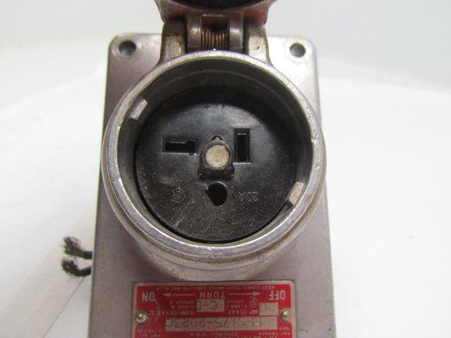 Appleton EFS175-2023C Explosion Proof Twist On/Off 20A 120V