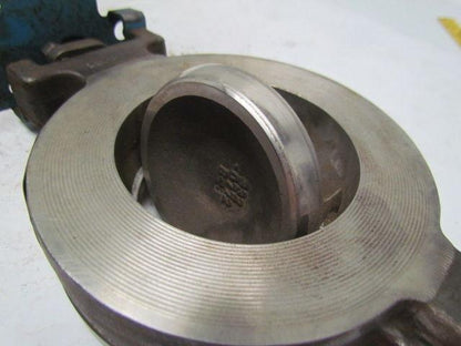Rockwell MCcAnnalok 432L150S6TS6 4" Stainless Steel Butterfly Valve W/Lever-Lock