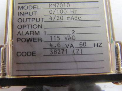 Wilkerson Instrument MM7010 Plug IN Mighty Module Relay W/Base