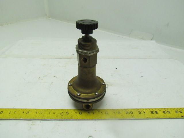ITT Conoflow H20VT 0 30 Brass Pneumatic Air Regulator 1/4"npt