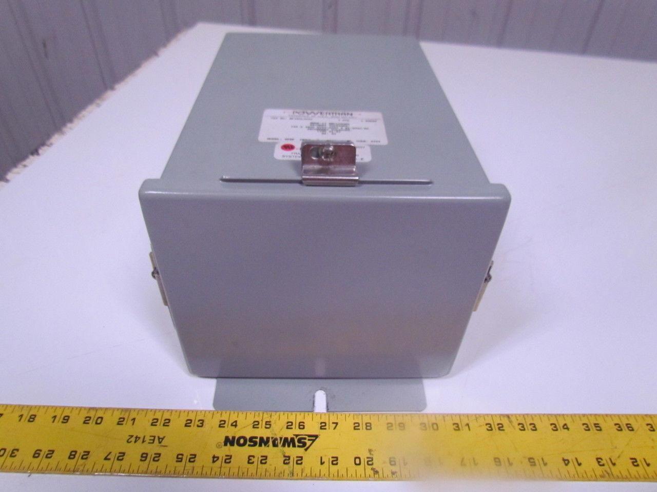 Powertran NF480L3000 240X480V Primary 120V Secondary 3KVA Transformer