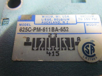 MAC 825C-PM-611BA652 Ser 800 Open Center Dual 24VCoil Control Valve