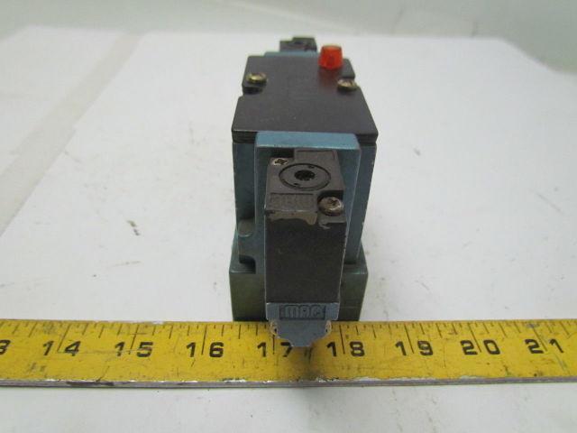 MAC 82A-DA-BKA-TH-DAAP-11DA-9 Double 120V Solenoid Control Valve w/Base 1/4" NPS