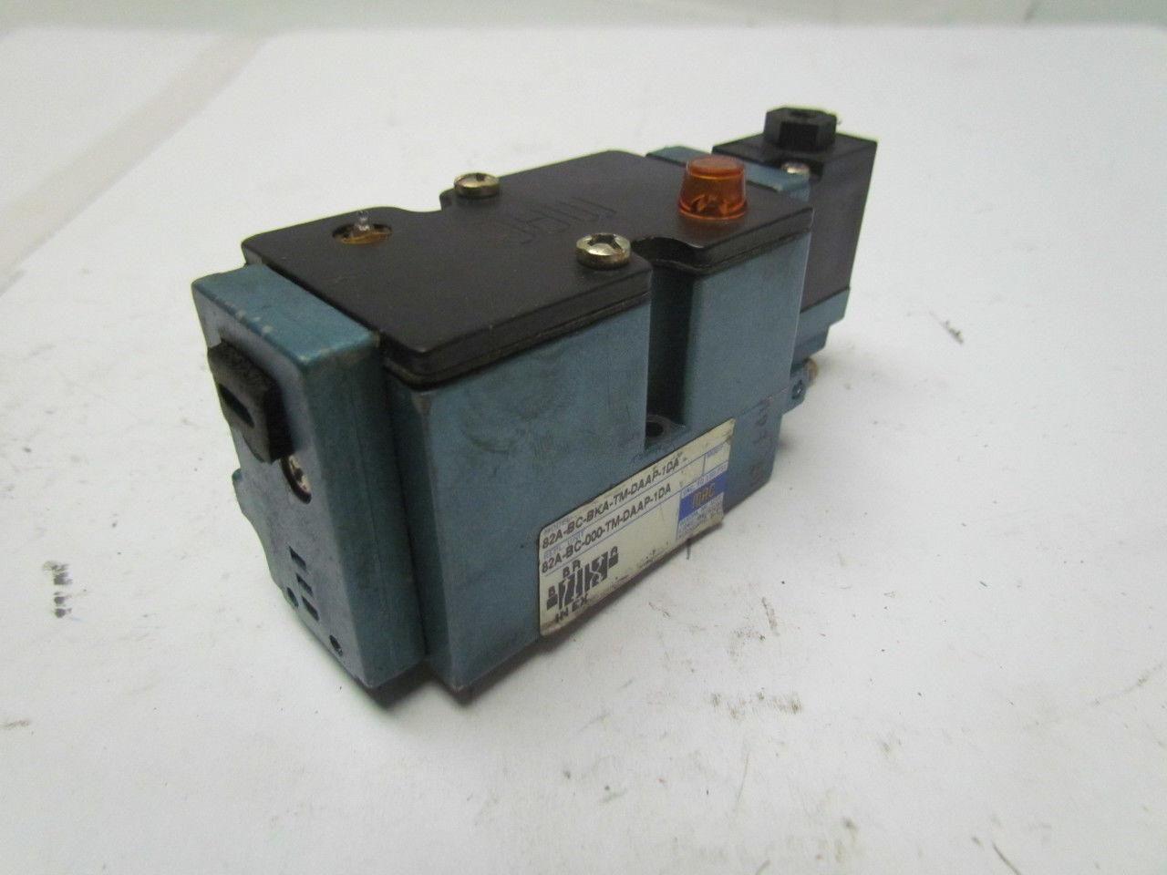 MAC 82A-BC-BKA-TM-DAAP-1DA Single Coil Pneumatic Directional Control Valve