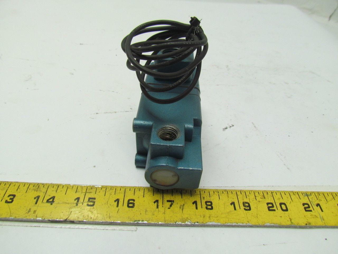 MAC 225B-521CAAA Series 200 Pneumatic Solenoid Universal Valve 24VDC Coil