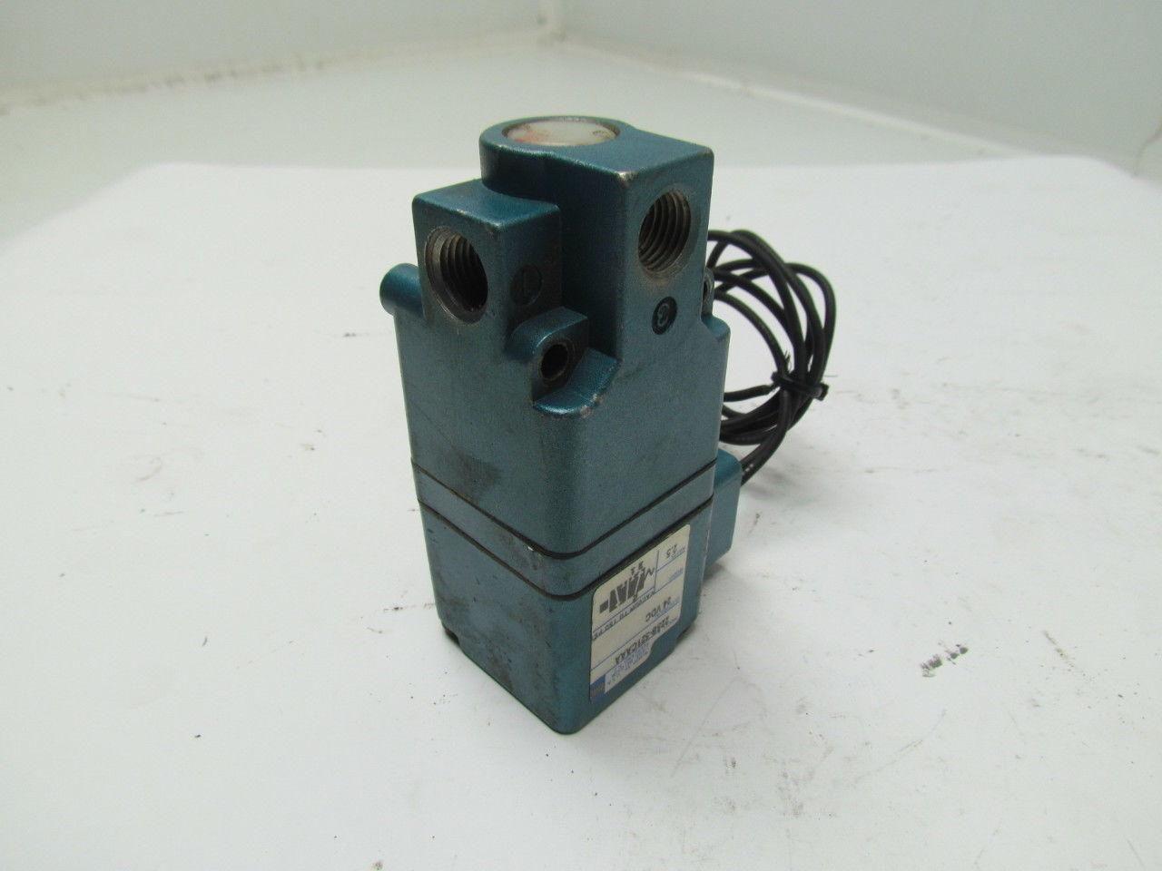 MAC 225B-521CAAA Series 200 Pneumatic Solenoid Universal Valve 24VDC Coil