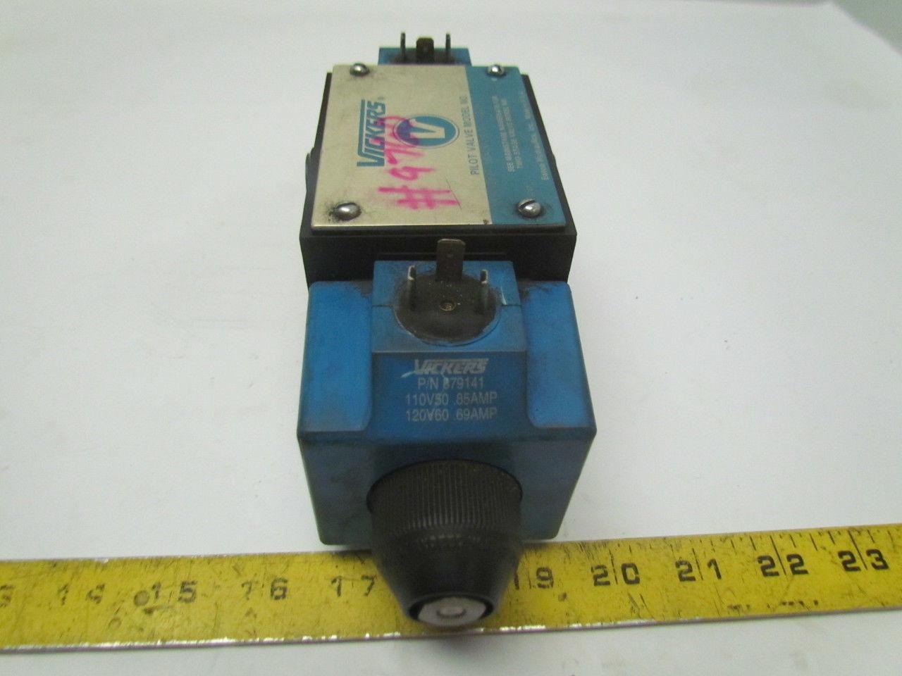 Eaton Vickers DG4S4-0133C-U-B-60 Directional Hydraulic Control Valve 110/120V