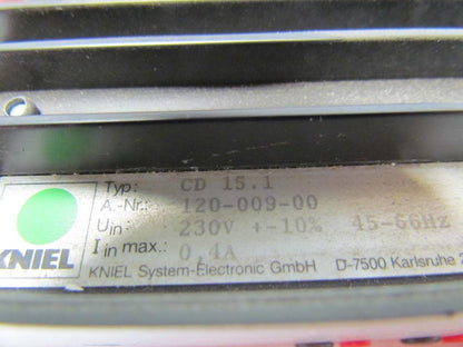 Kneil CD15.1 120-009-00 Linearly Regulated Power Supply 30W 230VAC