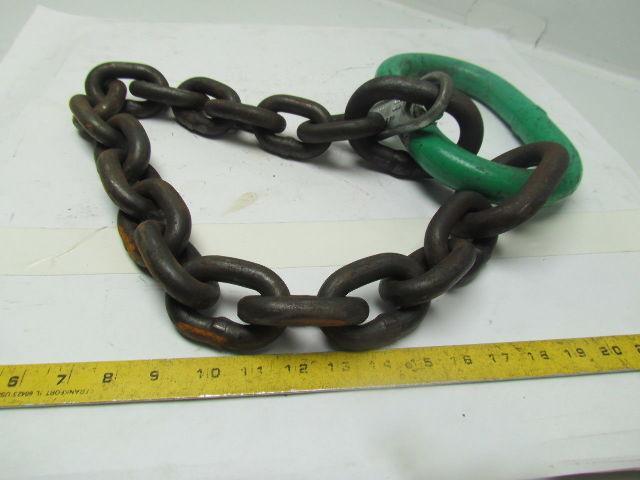 Campbell 5/8" Cam Alloy Single Basket Chain Sling And Hitch 2' 2" WLL 39,100Lbs
