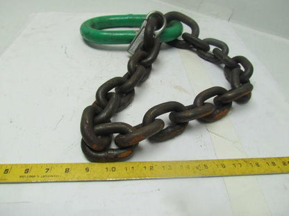 Campbell 5/8" Cam Alloy Single Basket Chain Sling And Hitch 2' 2" WLL 39,100Lbs
