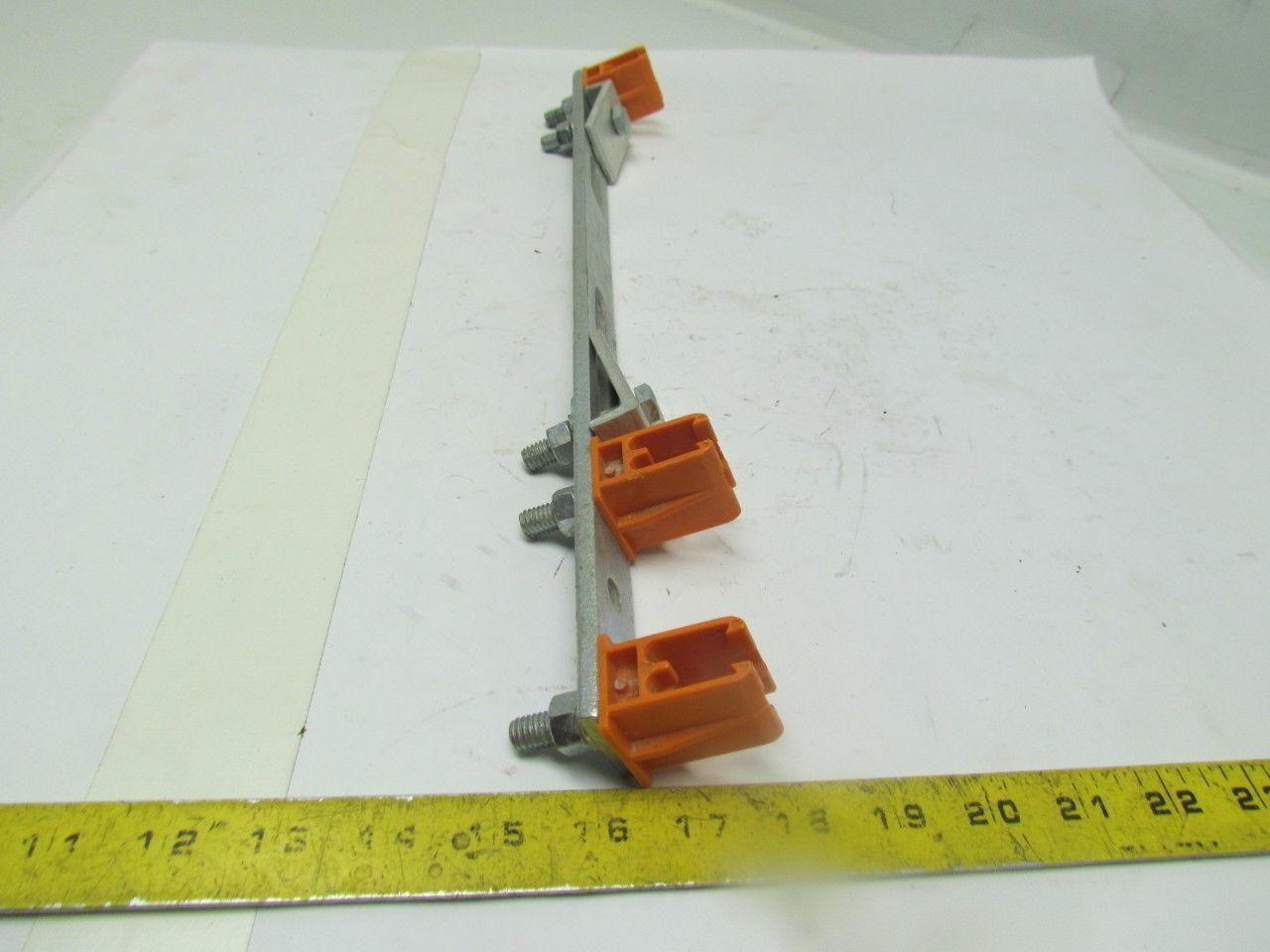 Festoon Duct-O-Bar Hoist Crane  Conductor Rail Hanging Bracket Bar 16-3/8"Long