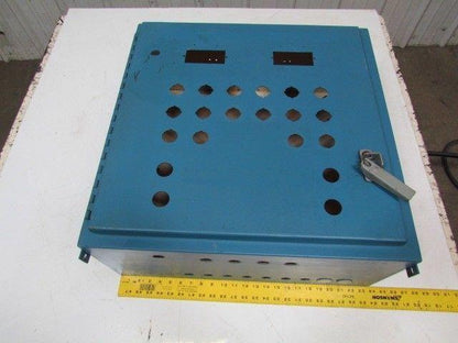 24x24x10 Electrical Enclosure Box with latch and back plate panel