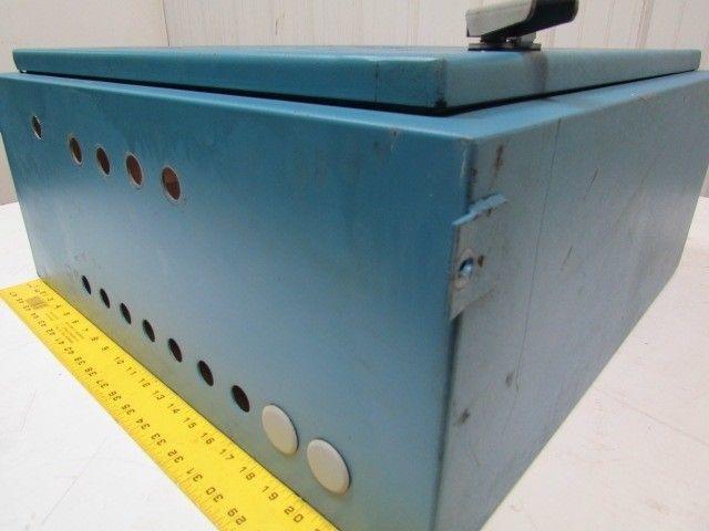 24x24x10 Electrical Enclosure Box with latch and back plate panel