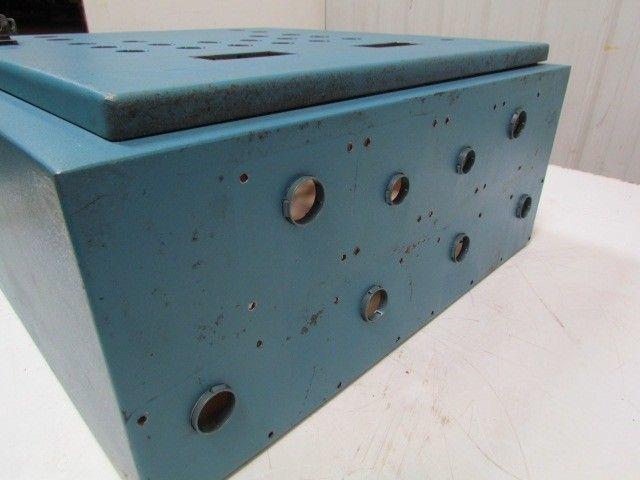 24x24x10 Electrical Enclosure Box with latch and back plate panel