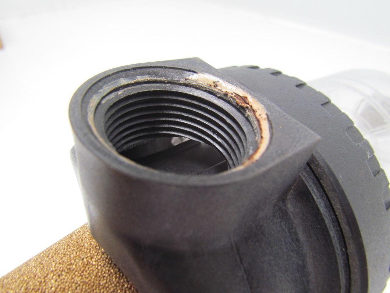 Master Pneumatic MRS 100-8 Exhaust air reclassifier filter silencernew takeoff