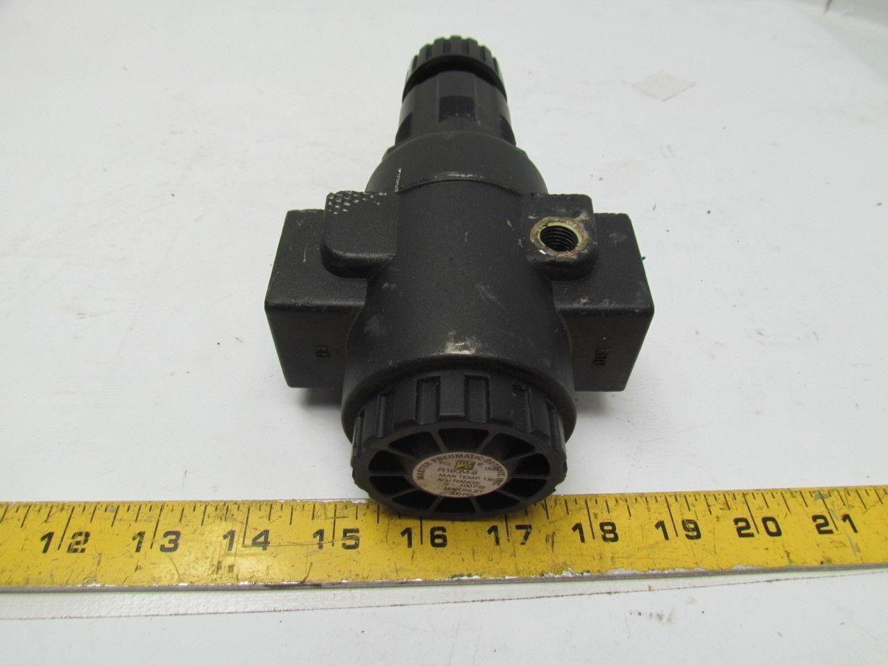 Master Pneumatic R180M-8 Regulator 0-100psi 300psi max inlet pressure no gauge