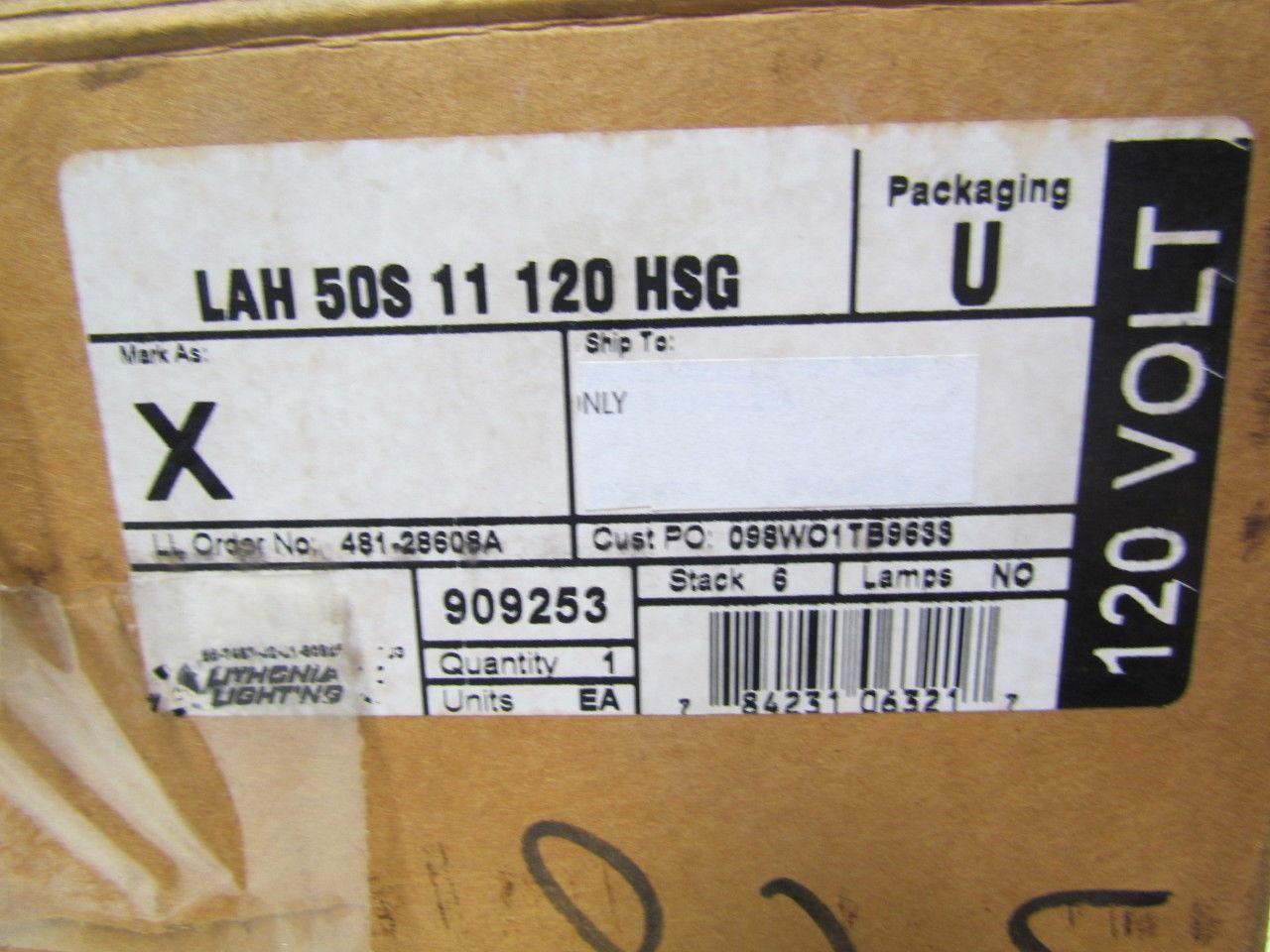 Lithonia LAH 50S 11 120 HSC 11" Square HID Downlight 120V