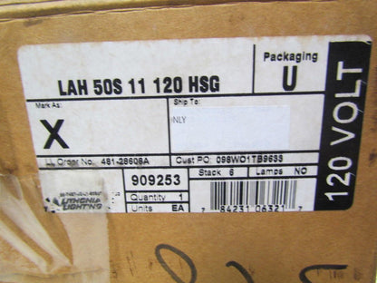 Lithonia LAH 50S 11 120 HSC 11" Square HID Downlight 120V