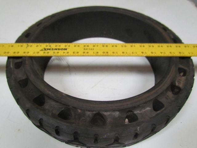 Firestone 21x5x15 Cushion Press On Hard Rubber Forklift Tire w/Tread