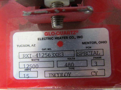 Glo-Quartz RXI-412563xE3 12500W Immersion 2-1/2" Screwplug Heater 64" 480V