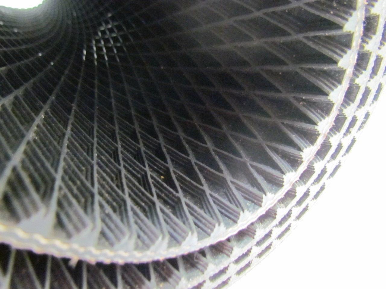 2 Ply Black Diamond Top Incline Conveyor Belt 22-1/4" Wide 4Ft Long 9/32" Thick