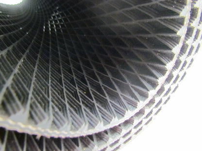 2 Ply Black Diamond Top Incline Conveyor Belt 22-1/4" Wide 4Ft Long 9/32" Thick