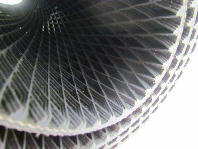 2 Ply Black Diamond Top Incline Conveyor Belt 22-1/4" Wide 4Ft Long 9/32" Thick