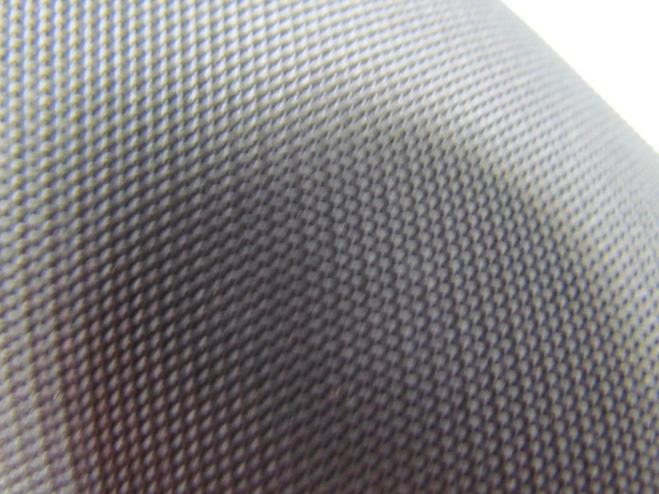 1 Ply Black Slip Top Nylon Backed Conveyor Belt 30"Wide 9Ft Long 0.075" Thick