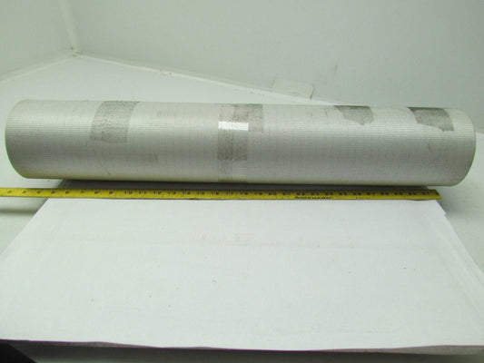 1 Ply Black Slip Top Nylon Backed Conveyor Belt 30" Wide 14Ft Long 0.075" Thick