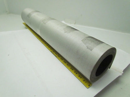 1 Ply Black Slip Top Nylon Backed Conveyor Belt 30" Wide 14Ft Long 0.075" Thick