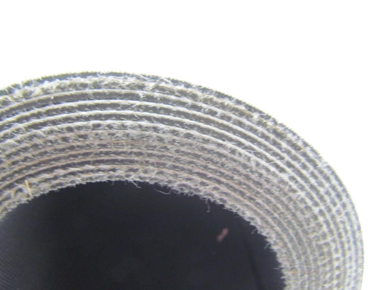 1 Ply Black Slip Top Nylon Backed Conveyor Belt 30" Wide 14Ft Long 0.075" Thick