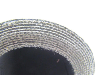 1 Ply Black Slip Top Nylon Backed Conveyor Belt 30" Wide 14Ft Long 0.075" Thick