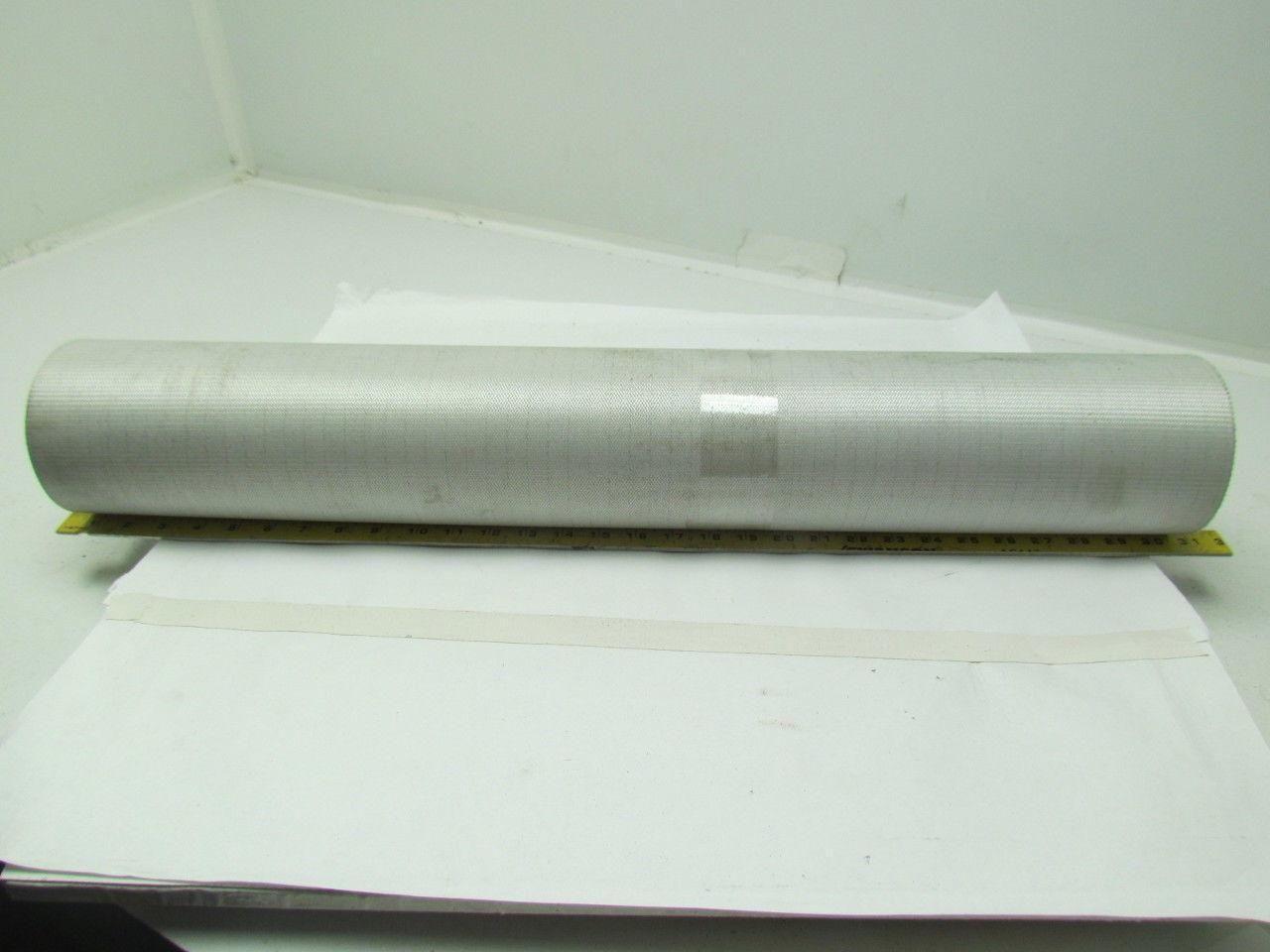 1 Ply Black Slip Top Nylon Backed Conveyor Belt 30"Wide 8Ft Long 0.075" Thick