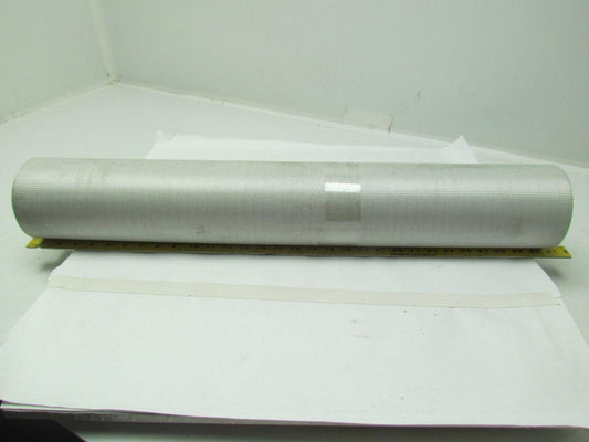 1 Ply Black Slip Top Nylon Backed Conveyor Belt 30"Wide 8Ft Long 0.075" Thick