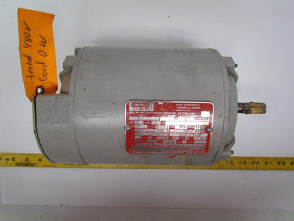 Lincoln Elec. 2J8227 Electric Motor 3/4HP 1750 RPM 220-460V