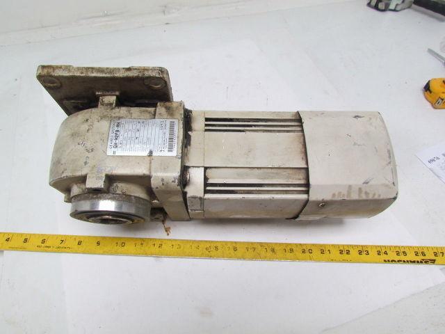 Mitsubishi GM-H2FB-RH Geared Electric Motor 1:20 Ratio 3PH 75RPM Shaft 29.70MM