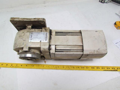 Mitsubishi GM-H2FB-RH Geared Electric Motor 1:20 Ratio 3PH 75RPM Shaft 29.70MM