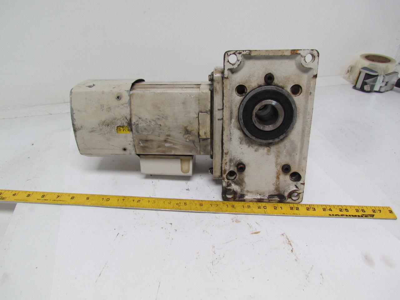 Mitsubishi GM-H2FB-RH Geared Electric Motor 1:20 Ratio 3PH 75RPM Shaft 29.70MM