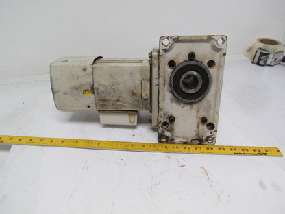 Mitsubishi GM-H2FB-RH Geared Electric Motor 1:20 Ratio 3PH 75RPM Shaft 29.70MM