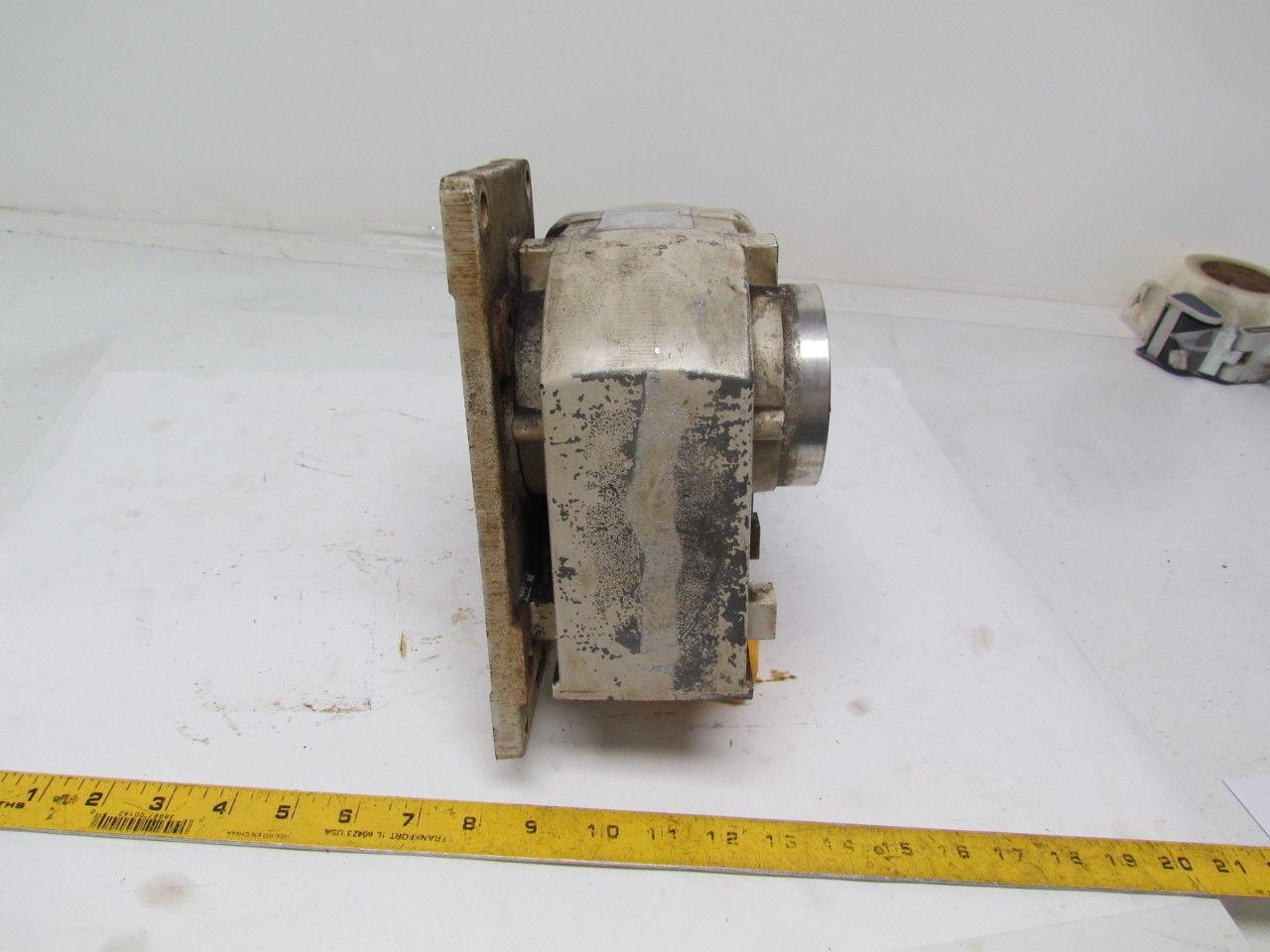 Mitsubishi GM-H2FB-RH Geared Electric Motor 1:20 Ratio 3PH 75RPM Shaft 29.70MM