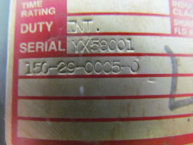 Peerless-Winsmith 150-29-0005-0 24VDC Electric Drive Motor Off Demag DT60 3.5HP