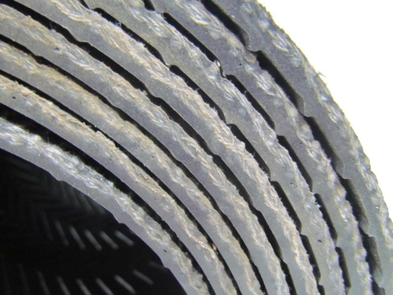 Black PVC Chevron Top Friction Surface Conveyor Belt 28" Wide 13Ft Long