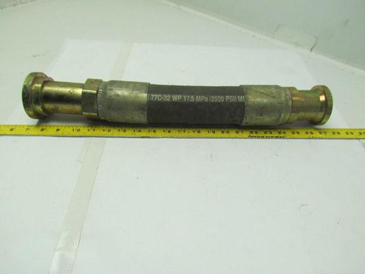 Parker 77C-32 2"ID Hydraulic Hose 2.60"OD 19-3/4"oal w/2-5/16" Wide Flange