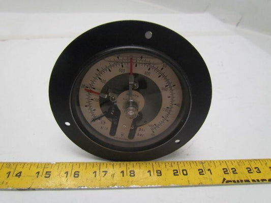 Kobold 43650 Liquid Filled Pressure Gauge 1400 PSI 100 Bar 3-3/4" Panel Mount