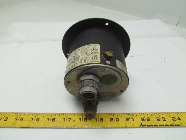 Kobold 43650 Liquid Filled Pressure Gauge 1400 PSI 100 Bar 3-3/4" Panel Mount